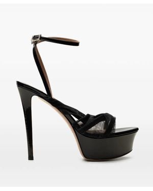 Gedebe Melody Platform Sandals - Black