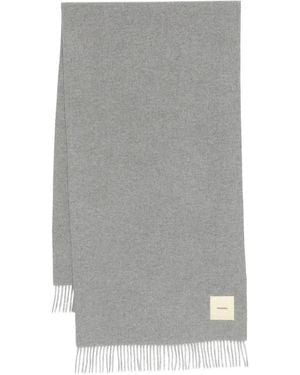 Nanushka Keaton Sjaal Met Franje - Grijs