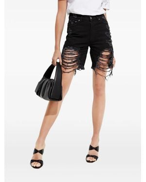 SER.O.YA Sammy Ripped Shorts - Black