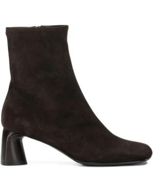 Halmanera Suede Ankle Boots - Black