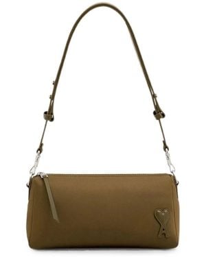 Ami Paris Nylon Marcel Bag - Metallic