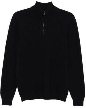 Drumohr High-neck Zip-up Sweater - ブラック