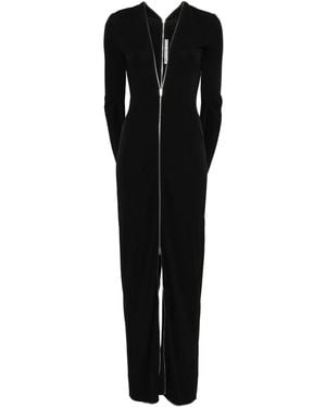 Alexander Wang V-Neck Maxi Dress - Black