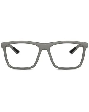 Prada Linea Rossa Ps 01Tv Rectangle-Frame Glasses - Gray