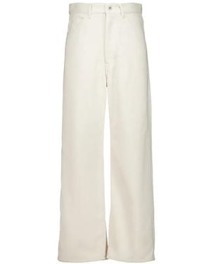 AURALEE Jeans Aus Seide - Weiß