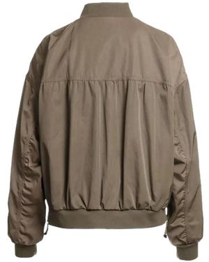Parajumpers Bomber Kathryn Con Arricciatura - Marrone