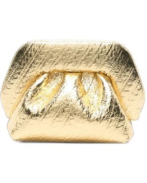 THEMOIRÈ Bios Laminated Clutch Bag - Metallic