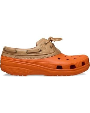 Crocs™ Classic Islander Boat "Koi Fish Tan" Klompen - Oranje