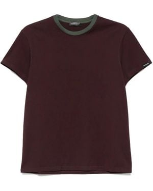 Mugler コントラストカラー Tシャツ - レッド
