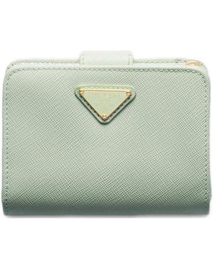 Prada Small Leather Wallet - Green