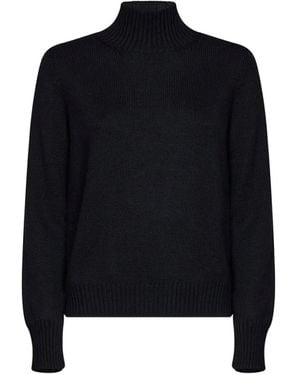 Blanca Vita Virgin Wool Jumper - Black