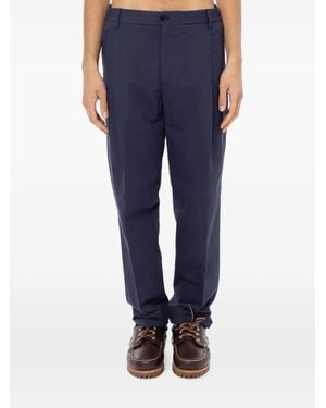 Briglia 1949 Manhattan Pleated Trousers - Blue