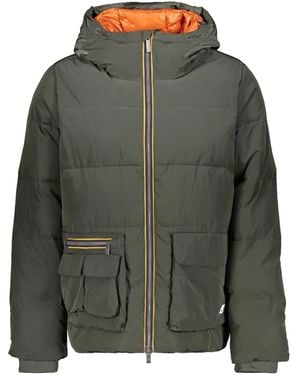 K-Way Hooded Down Jacket - Green