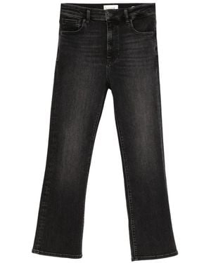 FRAME The Reboot Cropped-Jeans - Schwarz