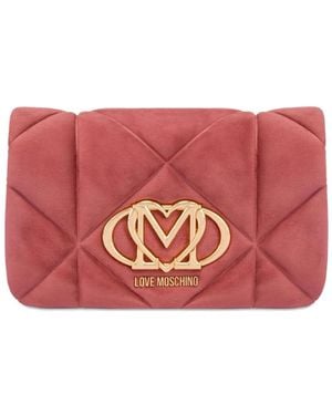 Love Moschino キルティング ショルダーバッグ - レッド