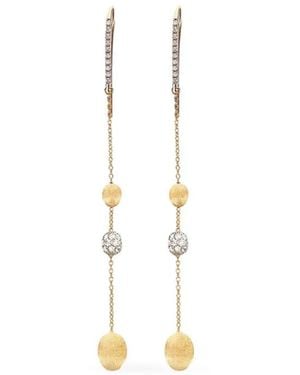 Nanis 18K Diamond Earrings - White
