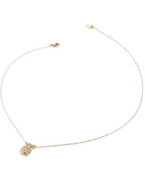 Guess My Secret Padlock Necklace - White