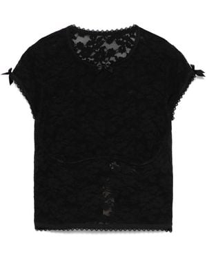 Agent Provocateur Frankie パジャマトップ - ブラック