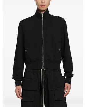 Rick Owens Zip-Up Jumper - Black