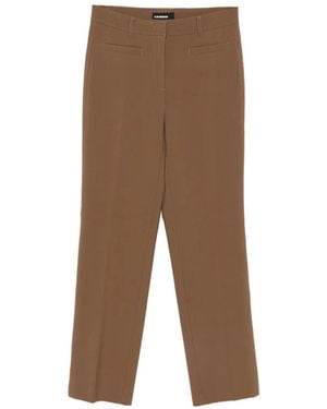 Cambio Ginger Straight-Leg Pants - Natural