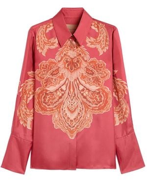 Momoní Camisa Nina Estampada - Rojo