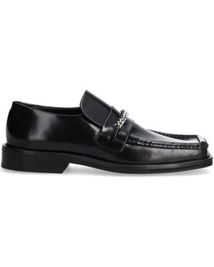 Martine Rose Leather Loafers - Black