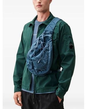 C.P. Company Borsa A Spalla Con Dettaglio Lens - Blu