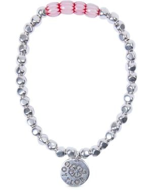 Gottlob Clover-Engraved Bracelet - Blue