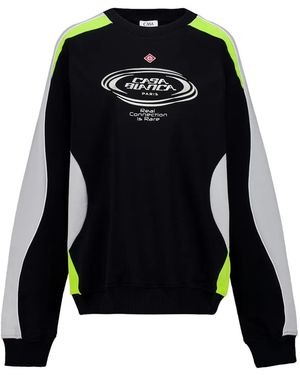 CASABLANCA Sudadera Con Logo Estampado - Negro