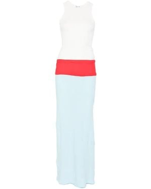 GIMAGUAS Amelia Panelled Maxi Dress - White