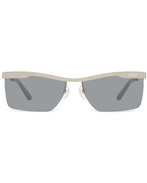 Off-White c/o Virgil Abloh Rimini Rectangle Sunglasses - Grey