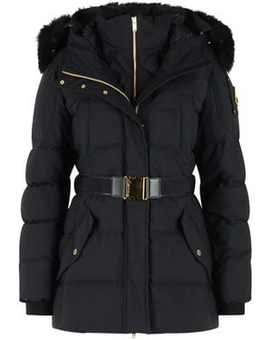 Moose Knuckles Gilded 3Q Fur-Trim Hooded Parka - Black