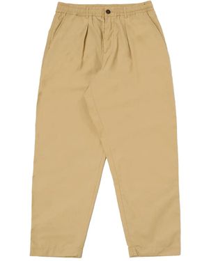 Universal Works Pleated Utility Trousers - Natural