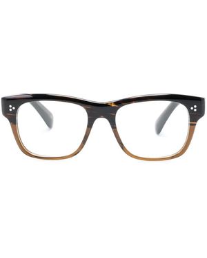 Oliver Peoples Occhiali Wayfarer Con Stampa - Multicolore