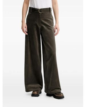 Sessun Darm Buckle-Fastening Trousers - Black