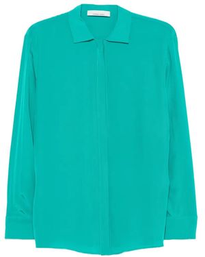 Liviana Conti Buttoned Long-Sleeve Shirt - Green