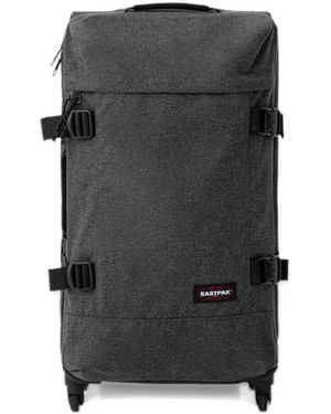 Eastpak Mittelgroßer Trans4 Koffer Mit Schnallenriemen - Schwarz