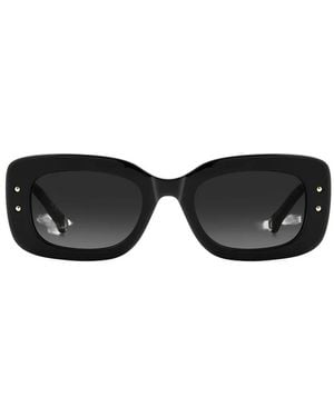 Carolina Herrera Rectangle-Frame Sunglasses - Black