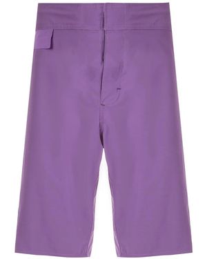 Amir Slama Plain Swim Shorts - Purple