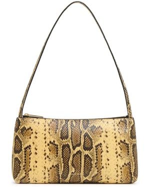 Mansur Gavriel Sac Porté Épaule Gaia À Effet Peau De Serpent - Metallic