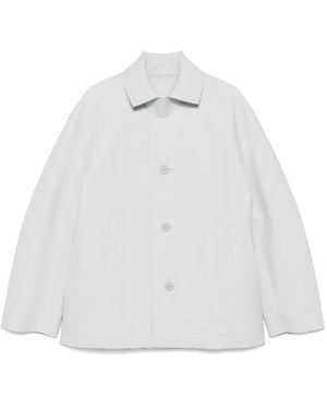 Lacoste Logo-Patch Jacket - White
