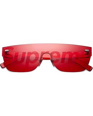 Supreme X Louis Vuitton City Mask Sp Sunglasses - Red