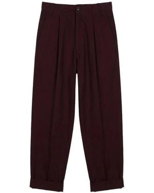 Societe Anonyme Jap Boy Pleated Pants - Purple