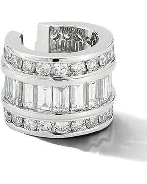 Mateo Diamond Baguette Ear Cuff - Gray