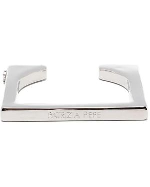 Patrizia Pepe Square-Shape Bangle Bracelet - White