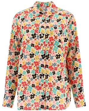 Ines De La Fressange Paris Floral-Print Shirt - White