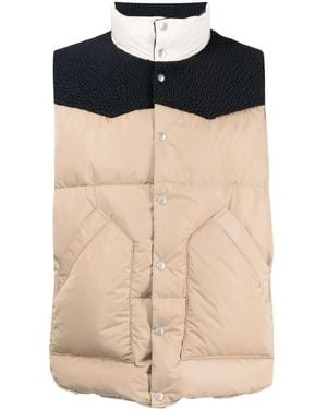 Undercover Chaleco Acolchado Con Paneles - Azul