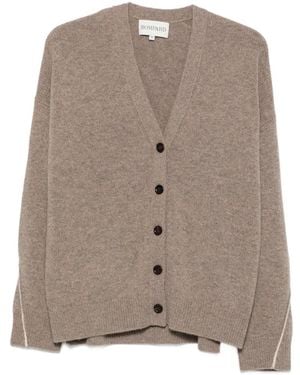 Bompard Cardigan Mit V-Ausschnitt - Braun