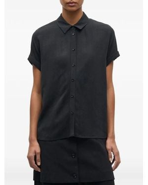 Samsøe & Samsøe Samajana Short-Sleeve Shirt - Black