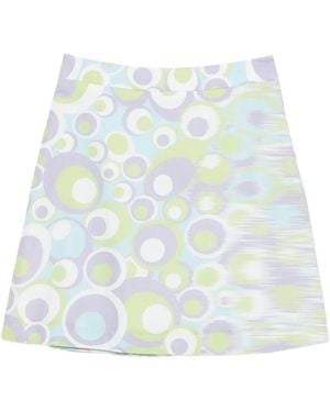 Vivetta Zip Mini Skirt - Blue